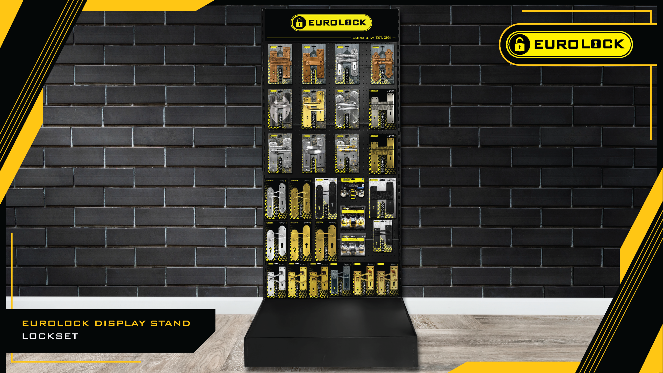 EUROLOCK - Mixed Lockset Retail Stand