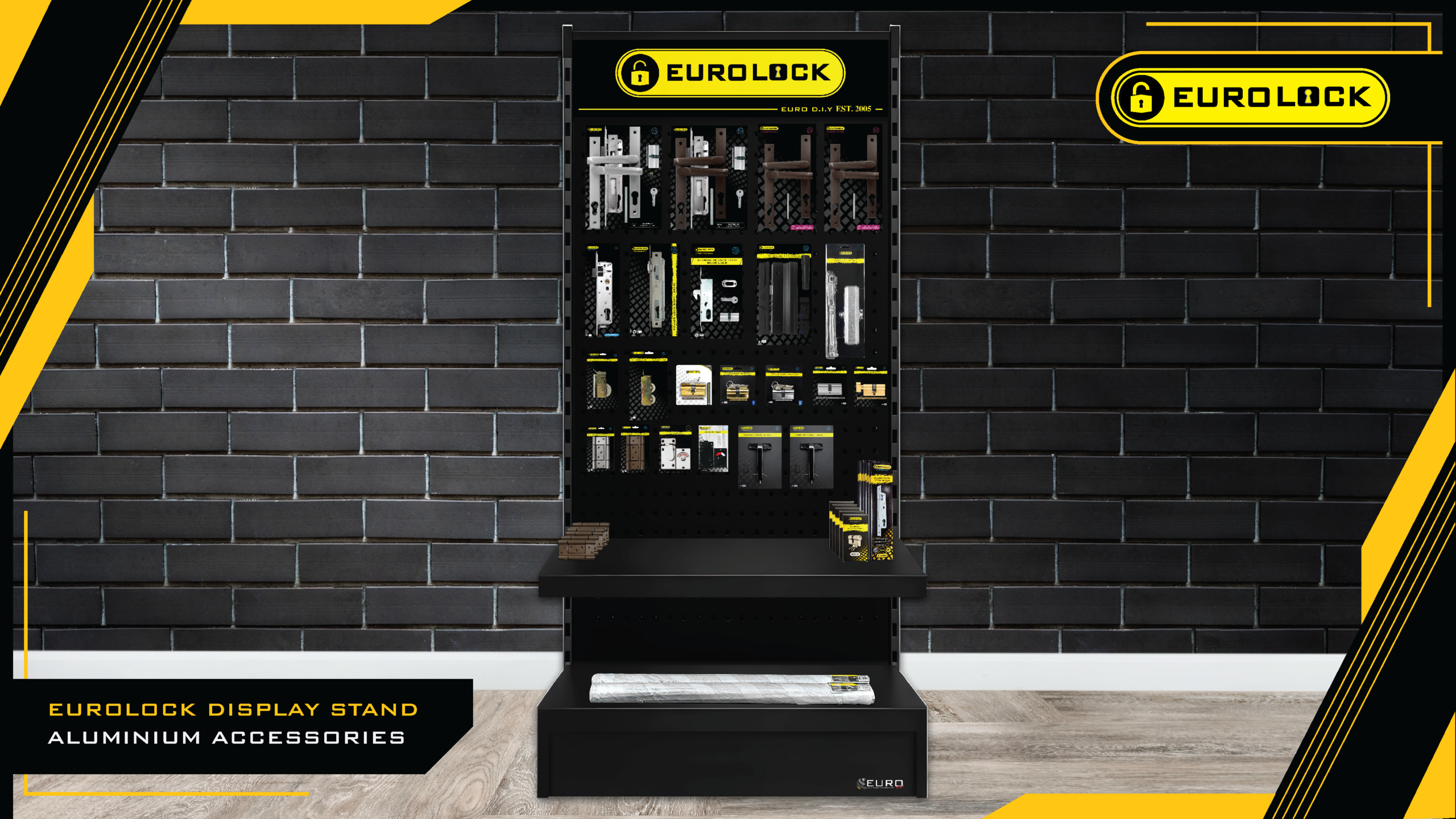 EUROLOCK - Aluminium Accessories Retail Stand
