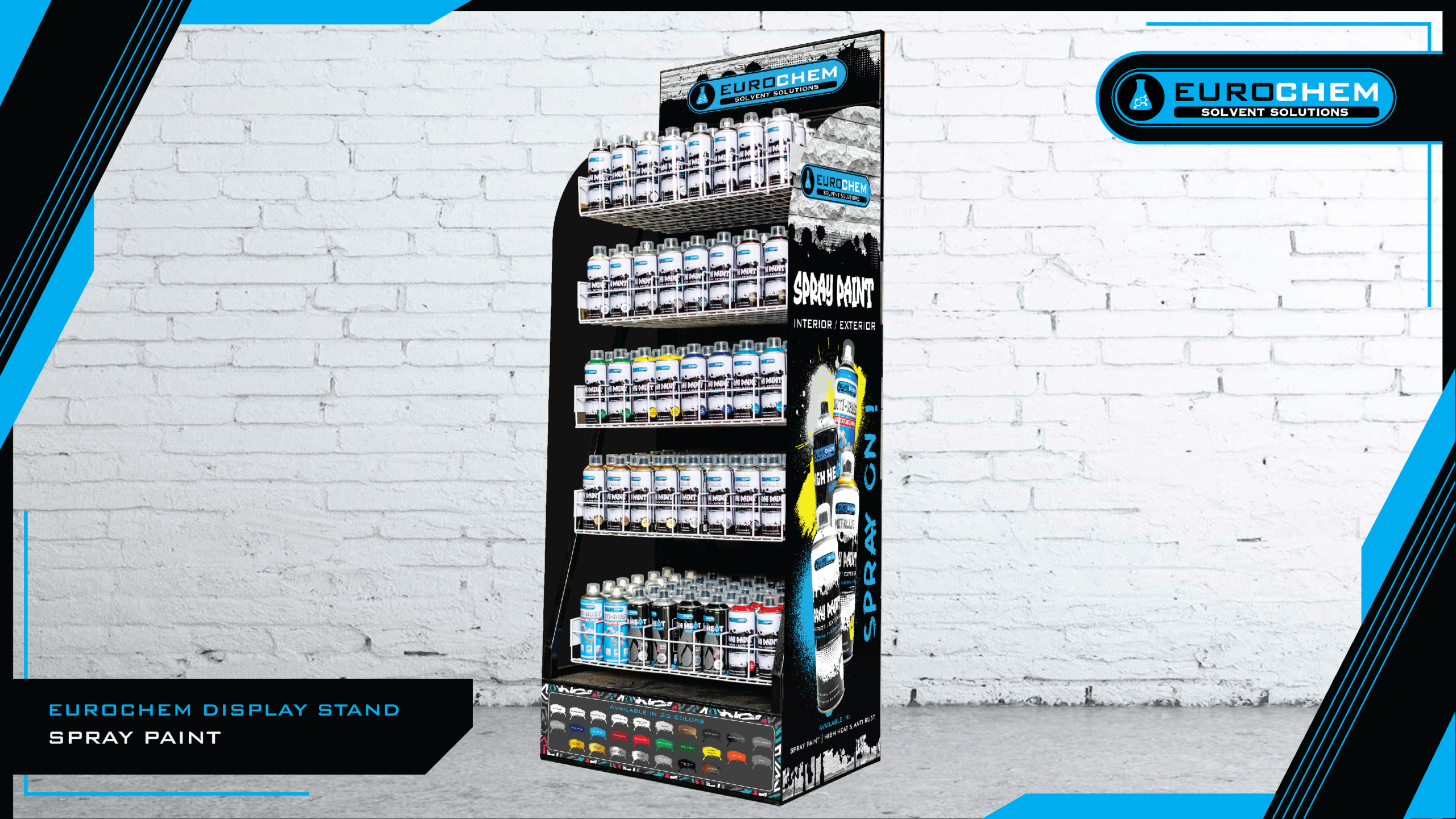 EUROCHEM - Spray Paint Retail Stand